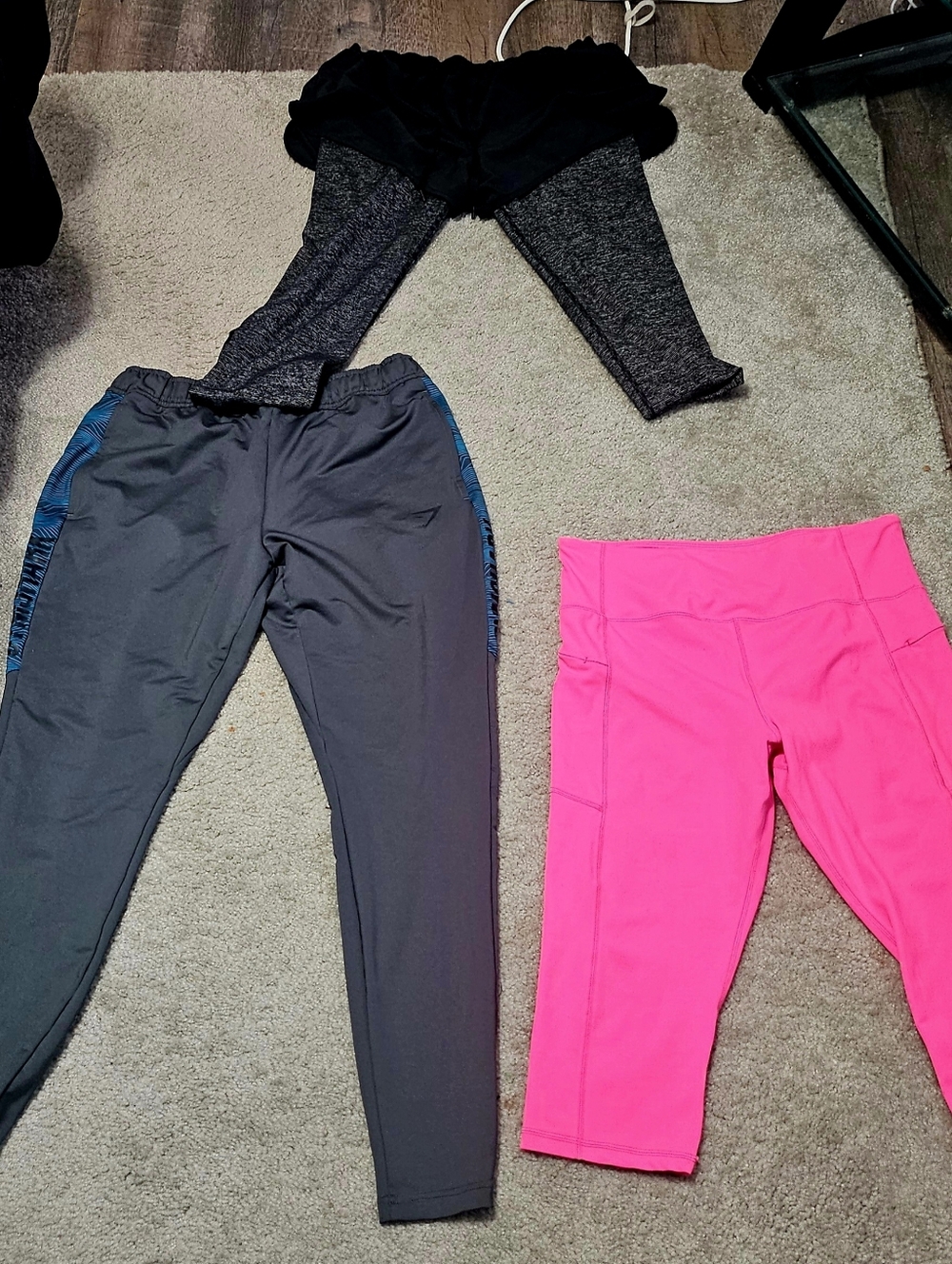 Womens Lot Of 7 Name Brand Leggings Size LG